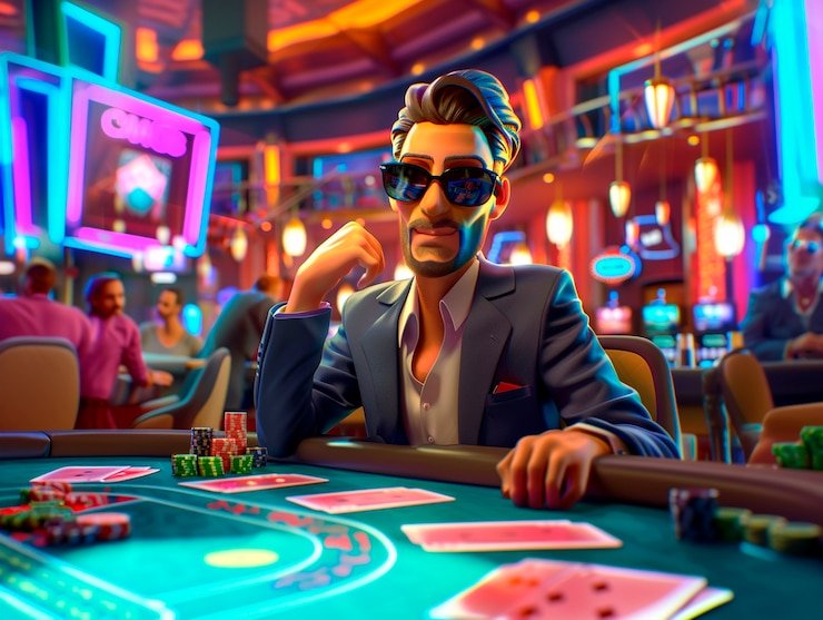 Dealer profesional pagitoto saat memandu permainan Hot Pot di studio kasino langsung